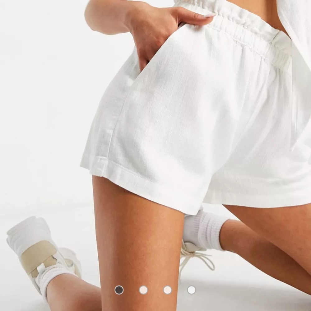 ISO ASOS LINEN PAPERBAG SHORTS